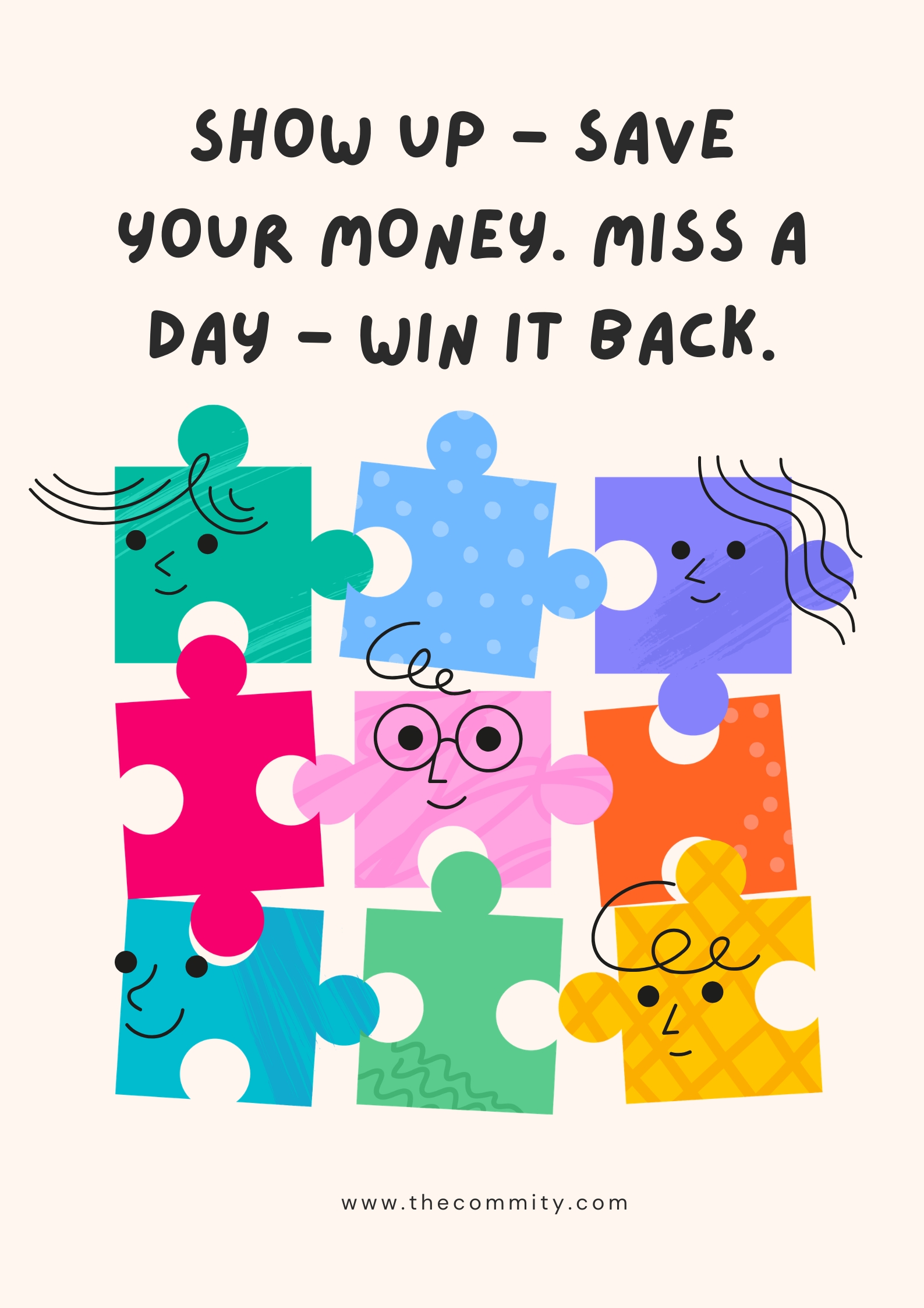Show up and save your money, miss a day and win it back — a StickK alternative with a comeback system